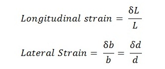 Formula of lateral strain