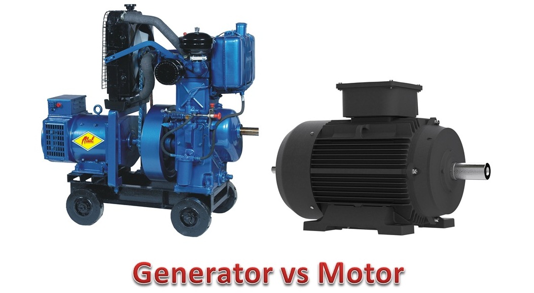 differnece between generator and motor