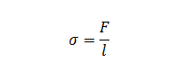 surface tension formula