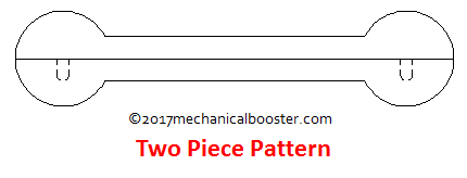 Two piece pattern