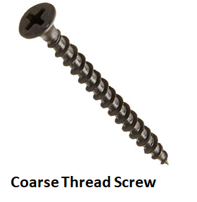 Coarse Thread Screw