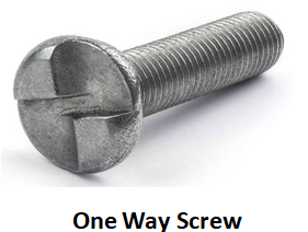 One Way Screw