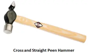 Cross and Straight Peen Hammer