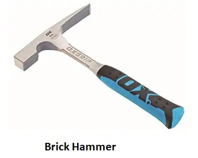 brick hammer pro ox 680g tools 24oz hammers types masonry kebur