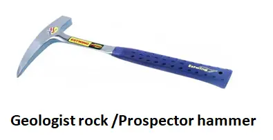 Geologist Rock or Prospector Hammer