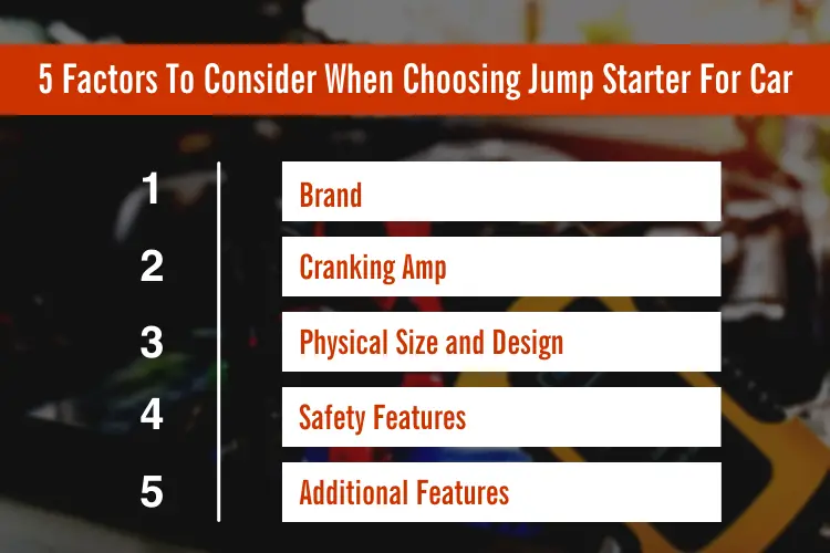 Top 5 Best Jump Starters for Cars