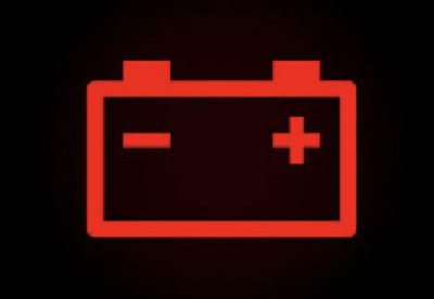 Battery Alert Warning Light